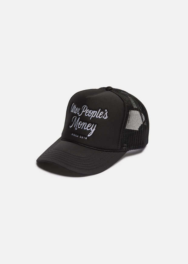 OTHER PEOPLE'S MONEY COMPANY Trucker (Black)