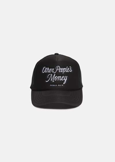 OTHER PEOPLE'S MONEY COMPANY Trucker (Black)
